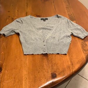 Juniors Mossimo gray shrug  - large